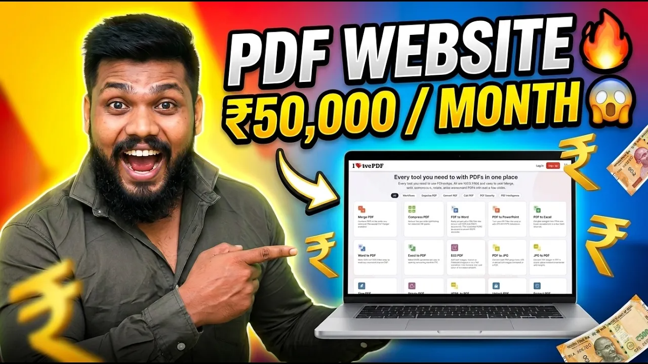 PDF Tools Website Kaise Banaye 2026
