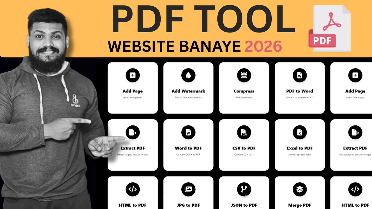 All-in-One PDF Tools HTML Template | Modern & Responsive Design